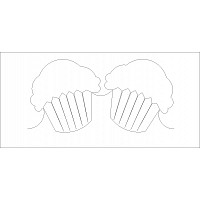 cupcake border 001